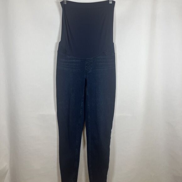 Spanx Mama Maternity Jeanish Ankle Leggings Jeggings Stretch Comfort Jeans XL - Picture 3 of 10